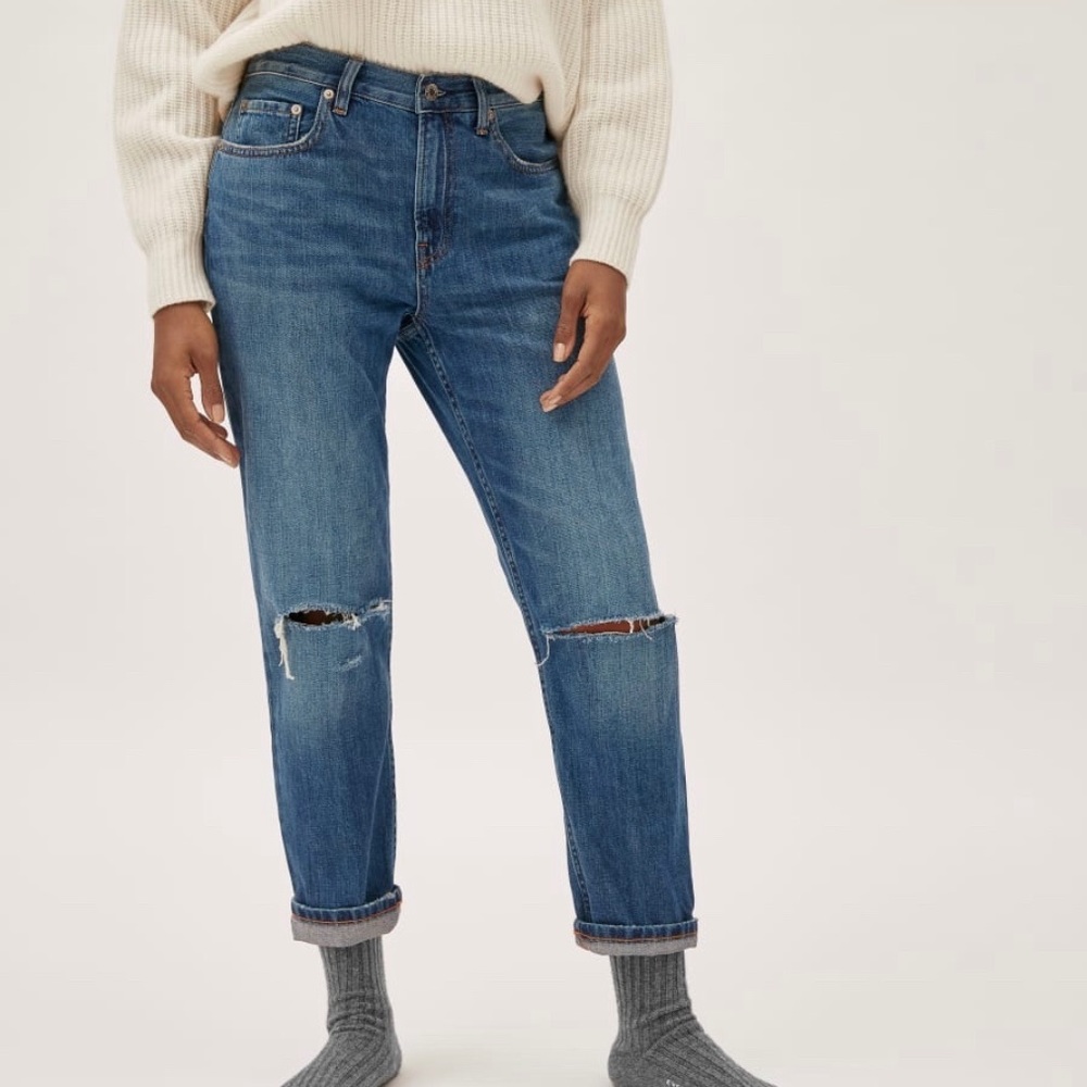 Everlane The Summer Jean Distressed